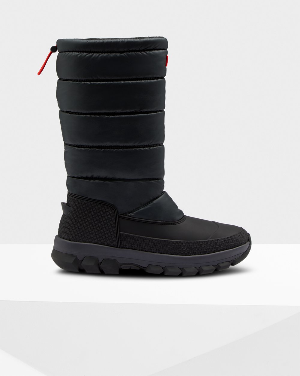 Hunter Hombre Original Insulated Tall - Botas de Nieve Negras - 483-FBADLN